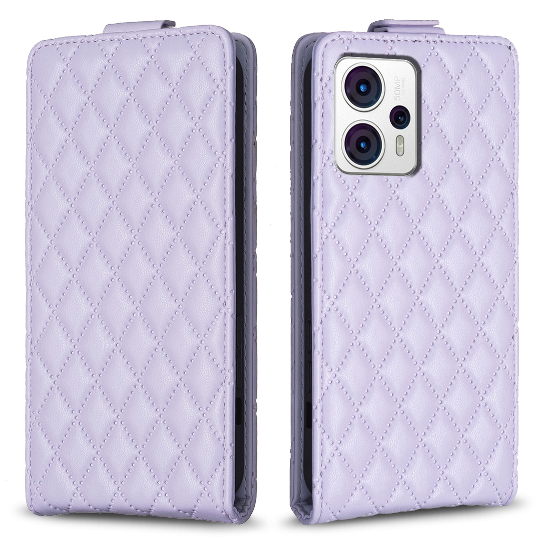 

BF30 Für Motorola Moto G13 4G / G23 4G / G53 5G PU Lederstand Cover Vertikaler Flip -kartenhalter -telefonhülle - Lila, Motorola Moto G13 4G