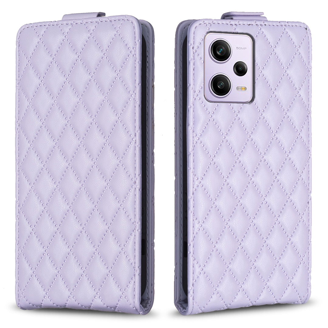 

BF30 Für Xiaomi Poco X5 Pro 5G / Redmi Note 12 Pro Speed ​​5g / Hinweis 12 Pro 5G Lederkartenhalter Ständer Cover Vertikales Flip -telefon -hülle - Lila, Xiaomi Redmi Note 12 Pro 5G