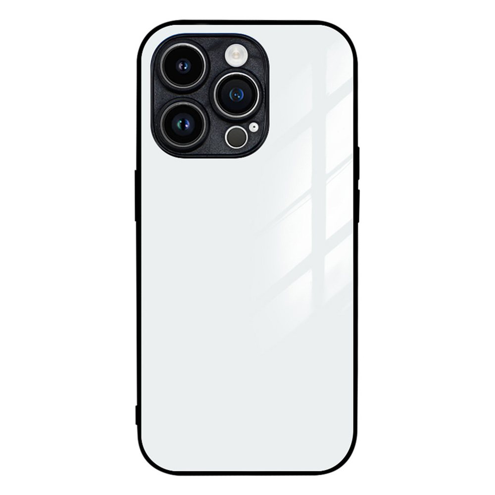 

Für Iphone 14 Temperierte Glas -sublimation Blankfall Case PC+TPU -wärmeübertragung DIY -benutzerdefinierte Telefonabdeckung, iPhone 14