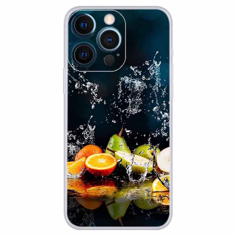 

Für Das Iphone 15 Pro Max Phone Haste Muster Drucken Soft Soft Soft Shockfort TPU TPU -abdeckung - Birne, iPhone 15 Pro Max