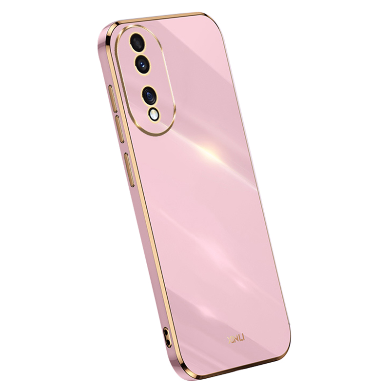 

Xinli Für Ehren 90 Schocksicheres Telefongehäuse Präzise Linsenausschnitt TPU Electroplated Deckung - Lila, Honor 90