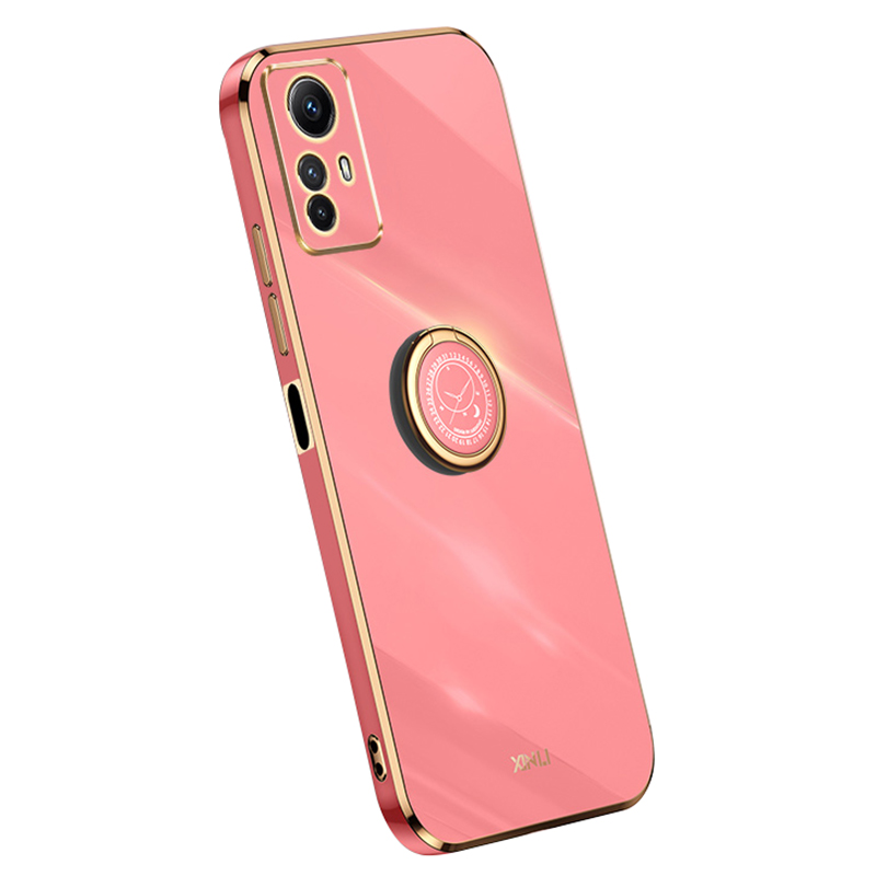 

Xinli Für Xiaomi Redmi Note 12S 4G Ring Kick -stand TPU -telefonabdeckung Elektroplattierte Telefonhülle - Rot, Xiaomi Redmi Note 12S 4G