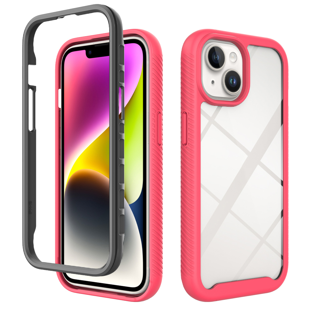 

Für Das Iphone 15 Schutzabdeckung Acryl+pc+tpu Schockdelie -telefonhülle - Rose, iPhone 15