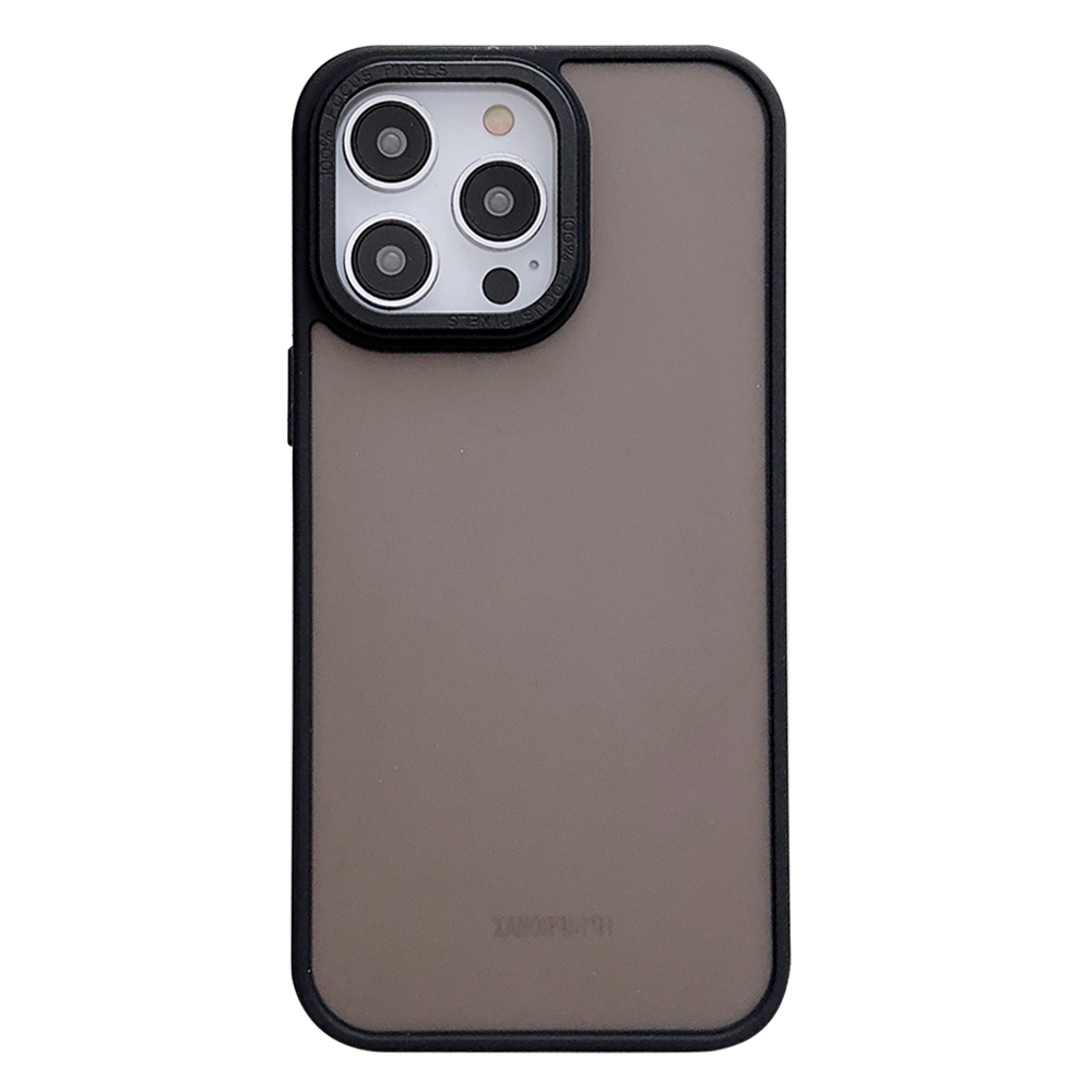 

Für Iphone 14 Pro Max Skin-touch Anti-kratzer-telefonhülle Pc+tpu-telefon Zurück-deckung-schwarz, iPhone 14 Pro Max