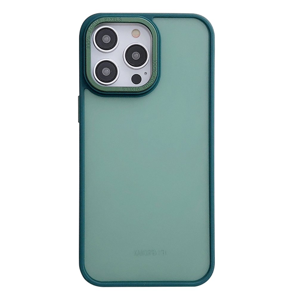 

Für Iphone 14 Pro Max Skin-touch Anti-kratzer-telefonhülle Pc+tpu-telefon Zurück-deckung-grün, iPhone 14 Pro Max