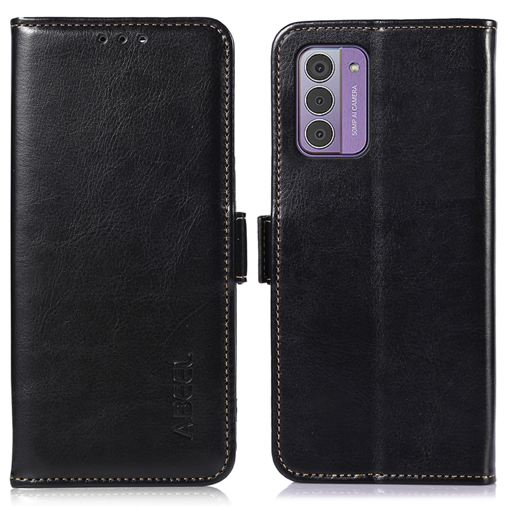 

ABEEL Für Nokia G42 Crazy Horse Texture Phone Hülle PU Leder Brieftasche Smartphone Cover - Schwarz, Nokia G42