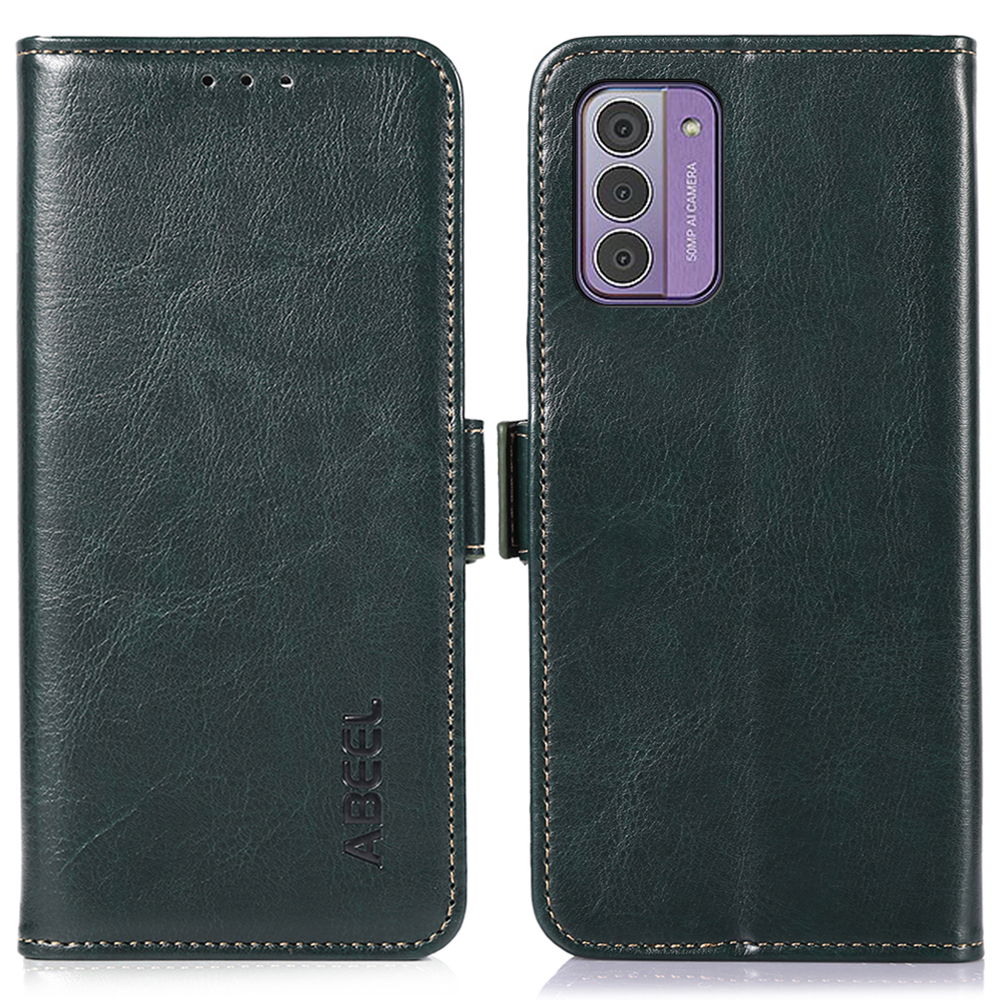 

ABEEL Für Nokia G42 Crazy Horse Texture Phone Hülle PU Leder Brieftasche Smartphone Cover - Grün, Nokia G42