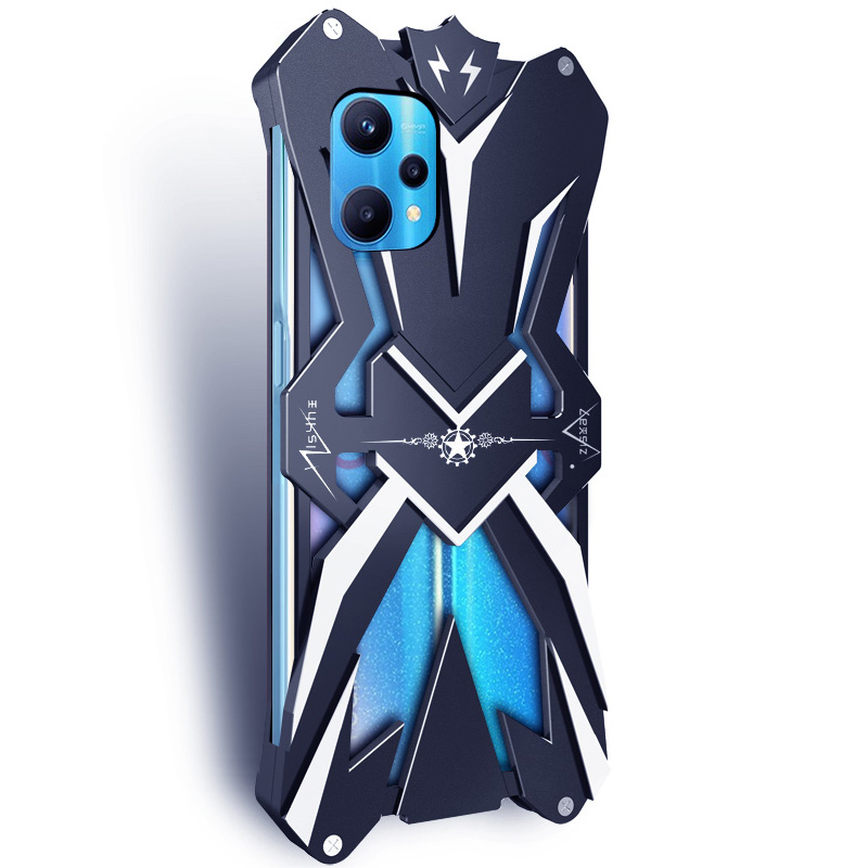

Schockdes Metall -telefonfall Für Realme V25, Aluminiumlegierung Mobiltelefone Cover Protector, Realme V25