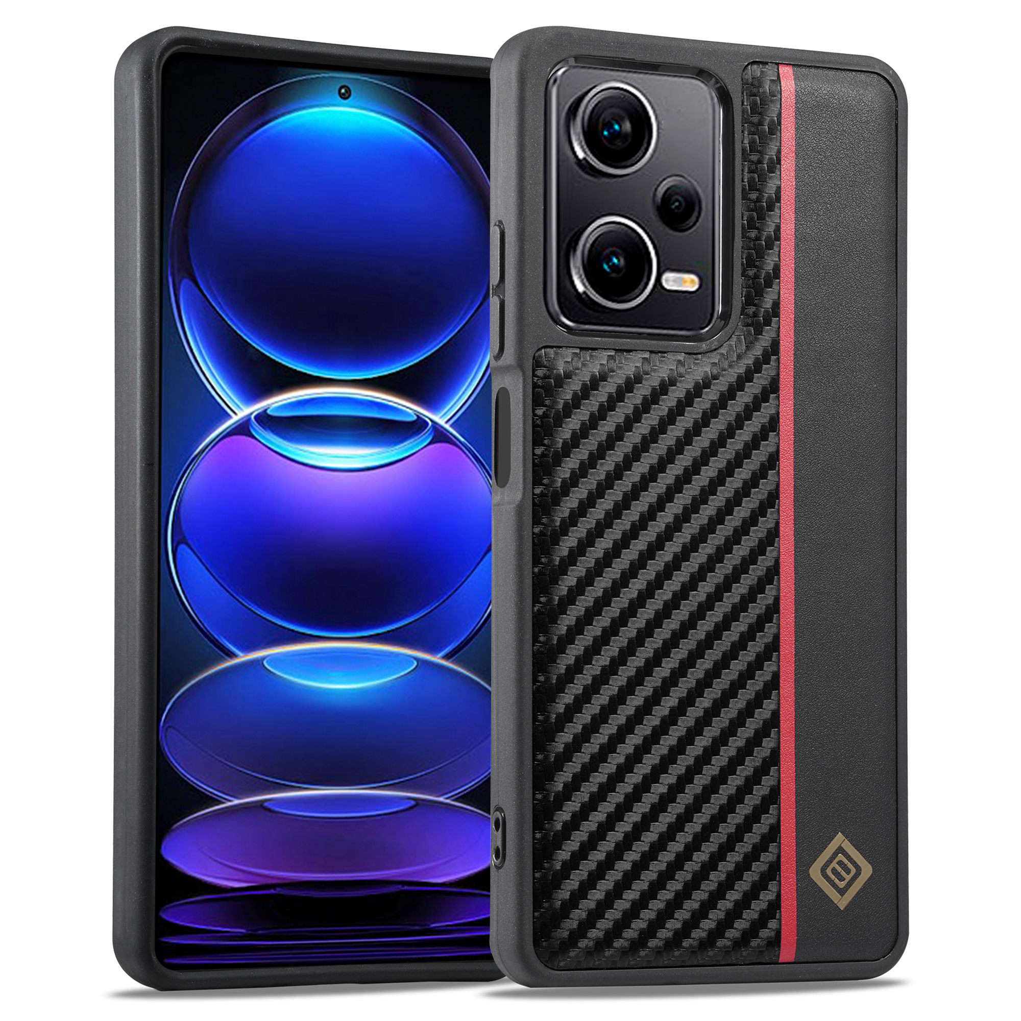 

Lc. Imeeke Carbonfaser -texturfall Für Xiaomi Redmi Note 12 Pro 5g / 12 Pro Speed ​​5g / Poco X5 Pro 5G PU Leder+tpu+eva Anti-fall-telefonabdeckung, Xiaomi Redmi Note 12 Pro 5G