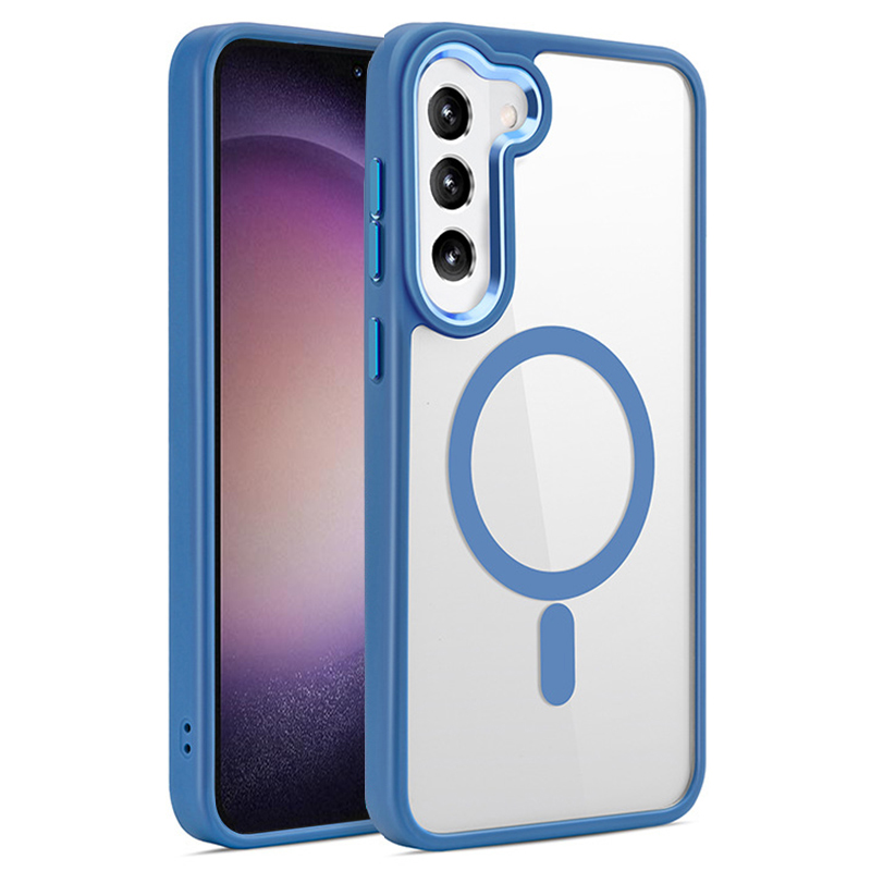 

Pc+ Tpu -shell Für Samsung Galaxy S23+ Kompatibel Mit Magsafe Transparent Cover Phone Case - Baby Blau, Galaxy S23+
