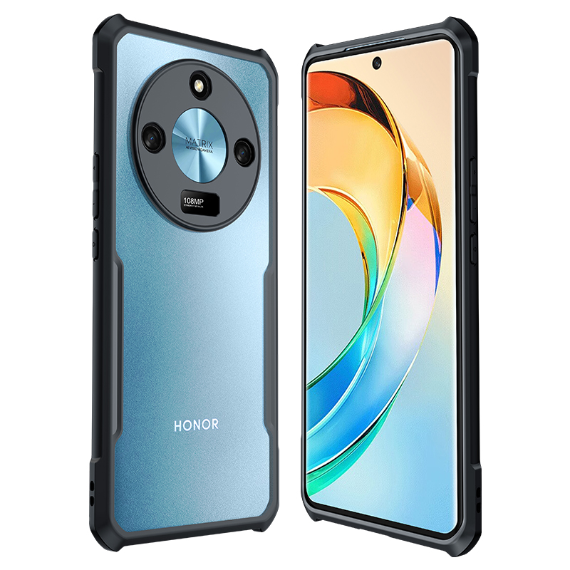 

Xundd Acryl+tpu Kratzfeste Telefonhülle Für Honor X50, Mobiltelefonschutzabdeckung - Schwarz, Honor X50