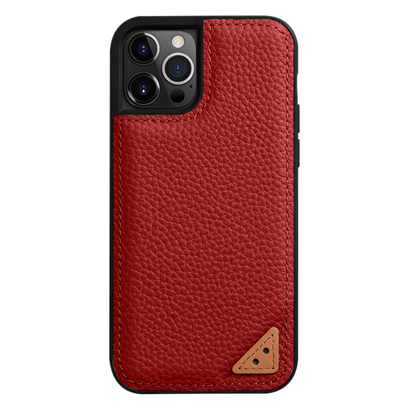 

Melkco -schutzhülle Für Iphone 13 Pro 6,1 Zoll Echtes Kuhleder+mikrofaser -leder+pc -telefonhülle - Rot, iPhone 13 Pro