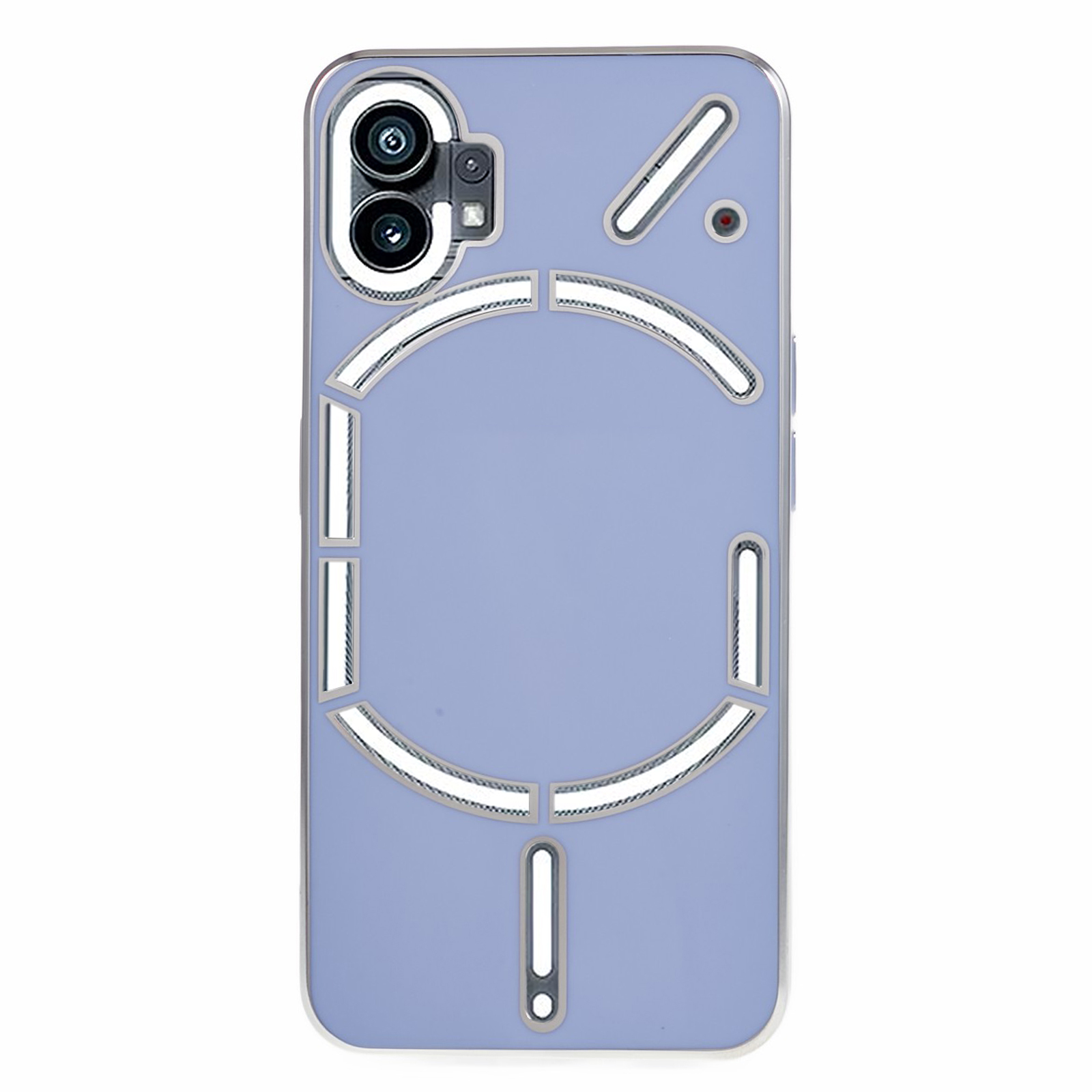 

Für Nichts Telefon (1) 5G Soft TPU -telefonhülle 6D Elektroplierend Stoßdichtschutzschutzabdeckung - Lila, Nothing phone (1) 5G