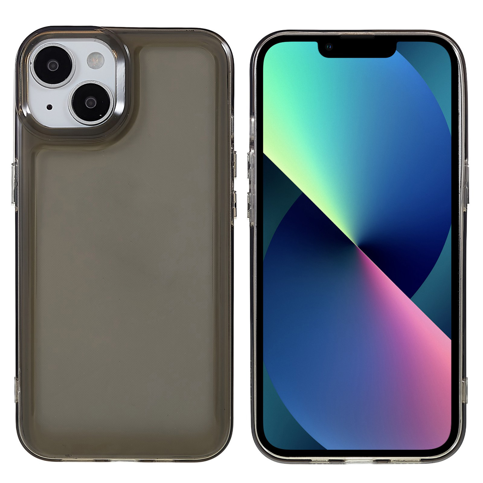 

Fulexin Für Iphone 15 Plus Schlankes Telefon Hülle Pc+tpu-deckung Staubsichere Mobiltelefon Shell - Grau, iPhone 15 Plus