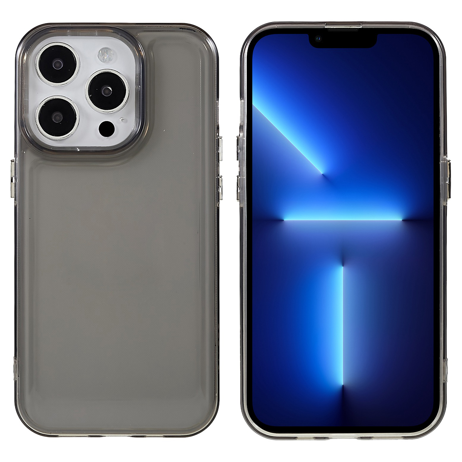

Fulexin Für Iphone 15 Pro Max -elektroplattenschlüsselabdeckung Mobiltelefon Shell PC+TPU -telefonhülle Shell - Grau, iPhone 15 Pro Max
