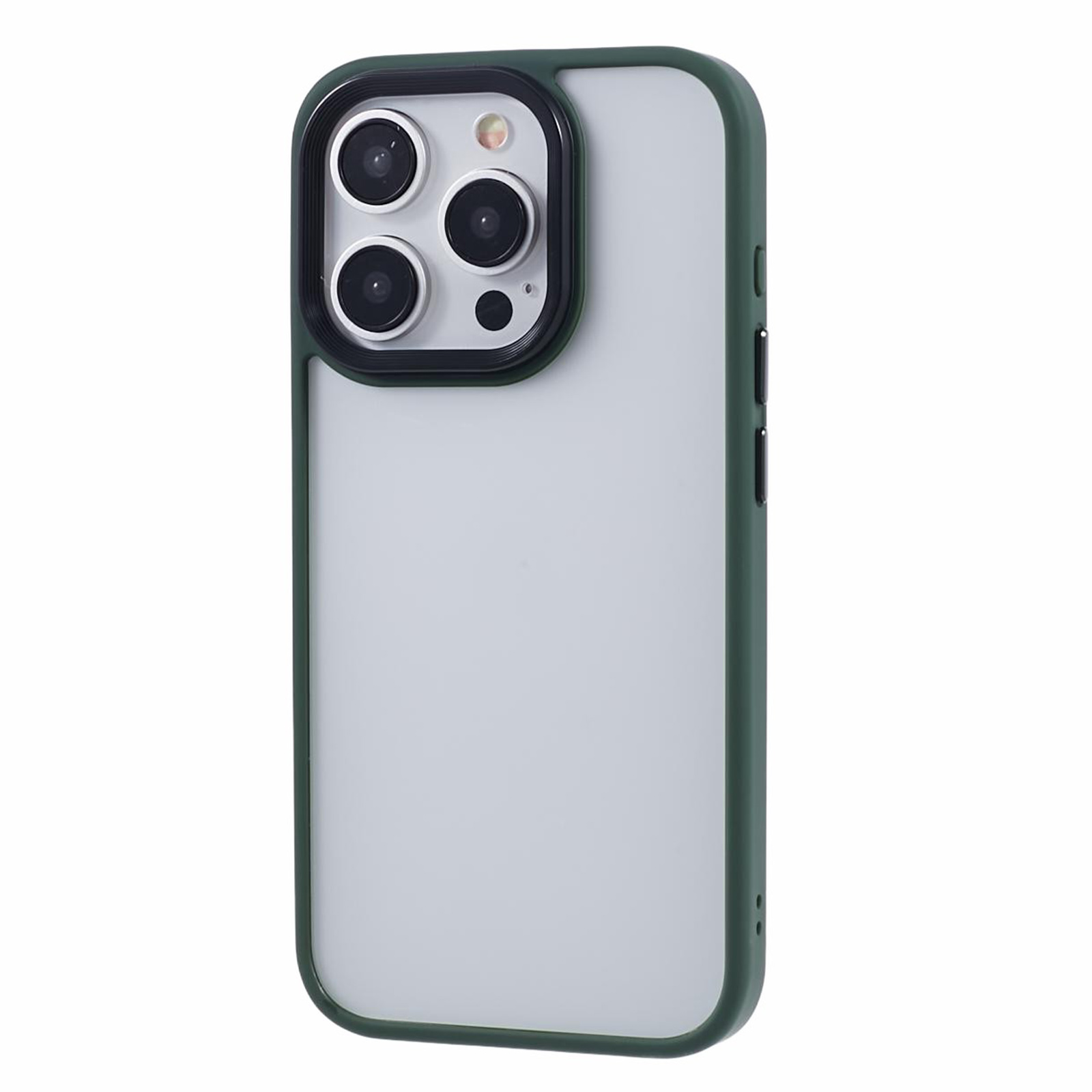 

Fulexin Tpu+acrylhülle Für Iphone 15 Pro, Drop-resistant Phone Case Skin-touch-rückenabdeckung - Grün, iPhone 15 Pro