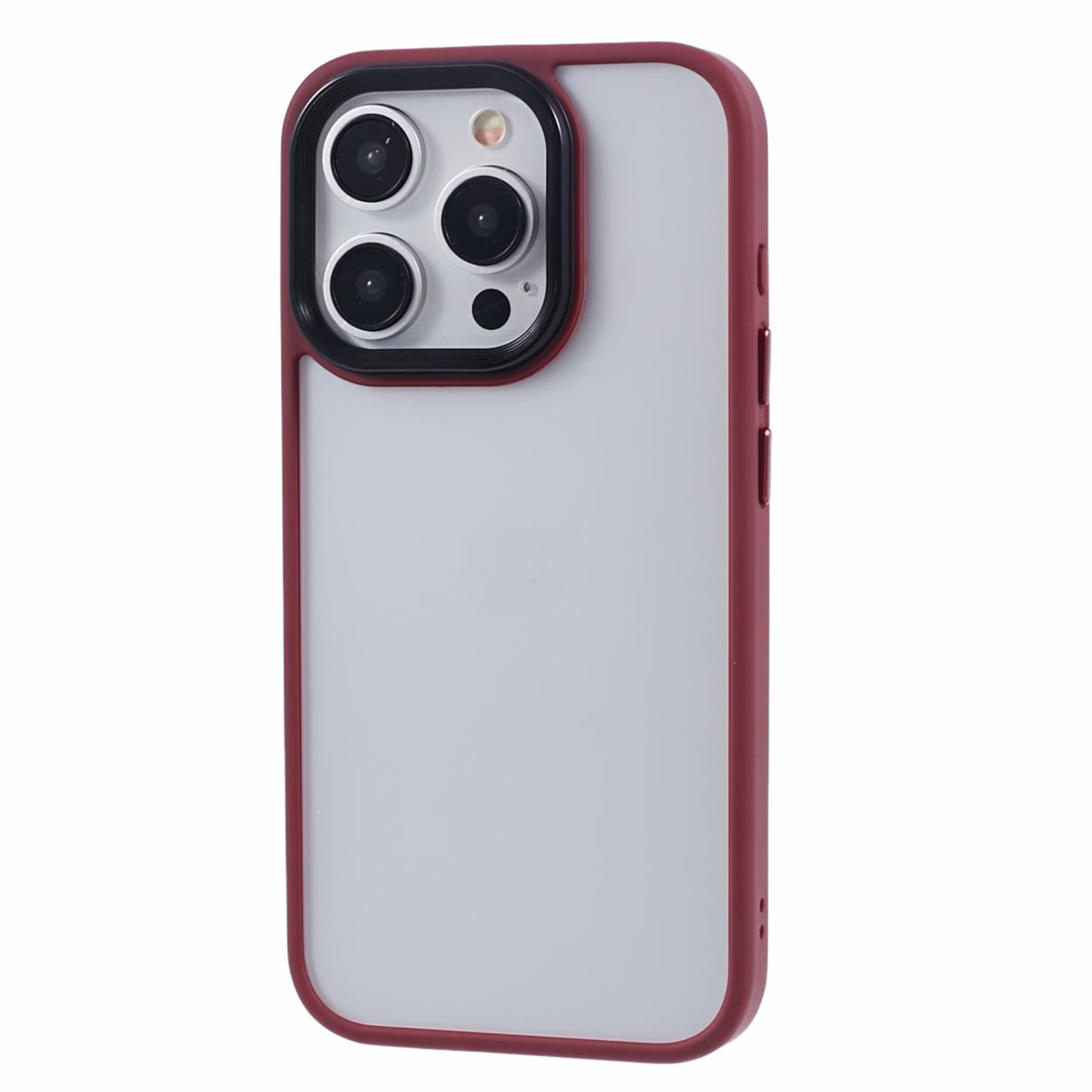 

Fulexin Tpu+acrylhülle Für Iphone 15 Pro, Drop-resistant Phone Case Skin-touch-rückenabdeckung - Pflaumenfarbe, iPhone 15 Pro