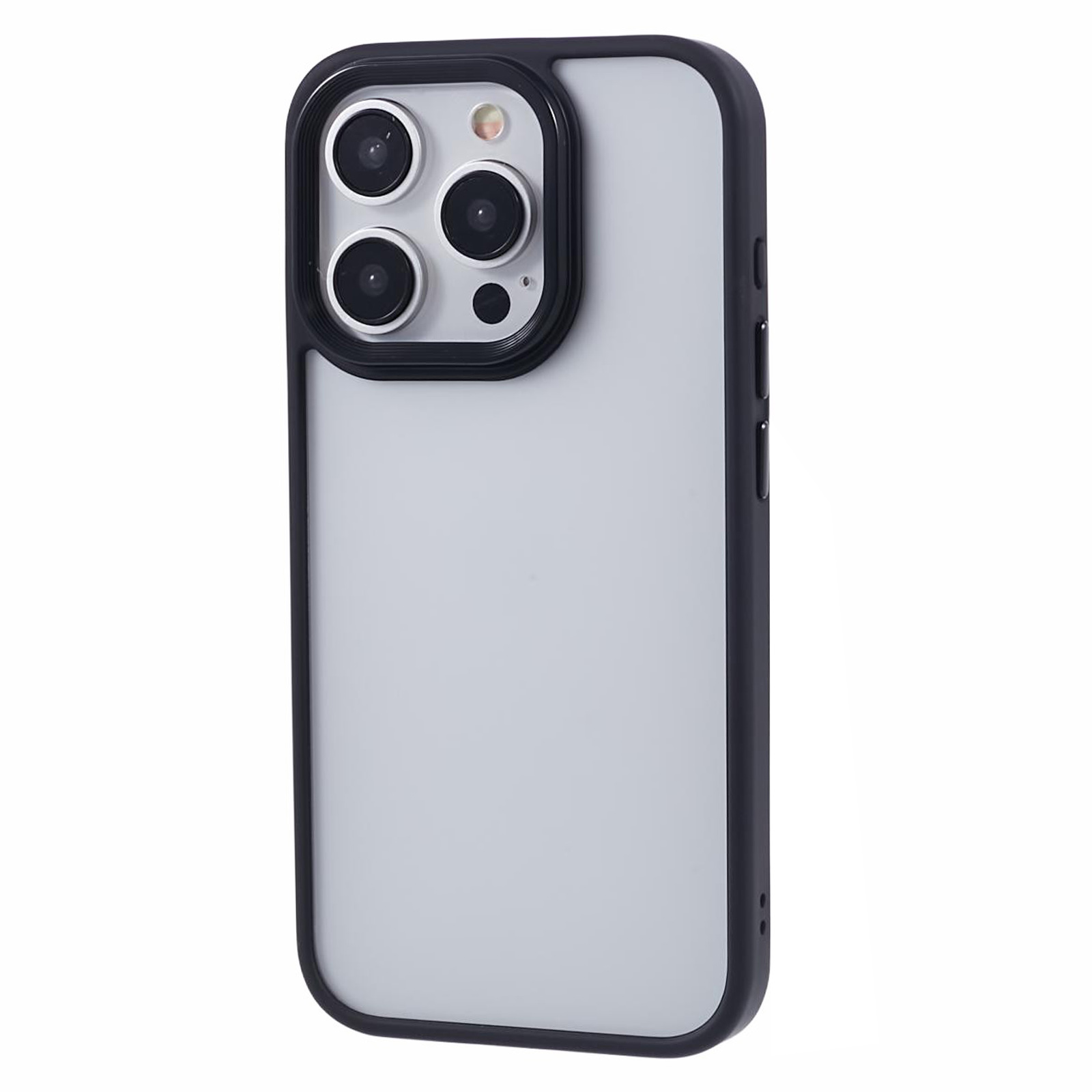 

Fulexin Tpu+acrylhülle Für Iphone 15 Pro Max, Anti-fall-telefonhülle Hauthaut-touch-abdeckung - Schwarz, iPhone 15 Pro Max