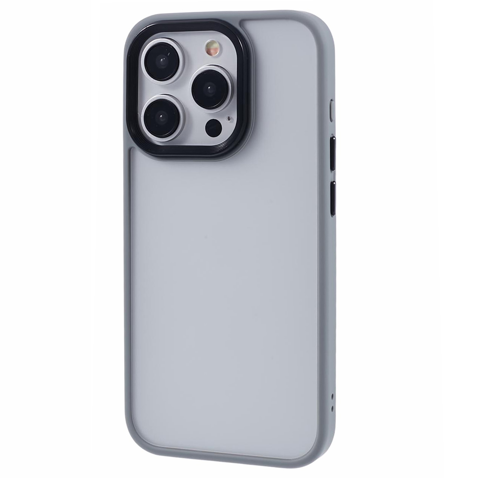 

Fulexin Tpu+acrylhülle Für Iphone 15 Pro Max, Anti-fall-telefonhülle Hauthaut-touch-abdeckung - Grau, iPhone 15 Pro Max