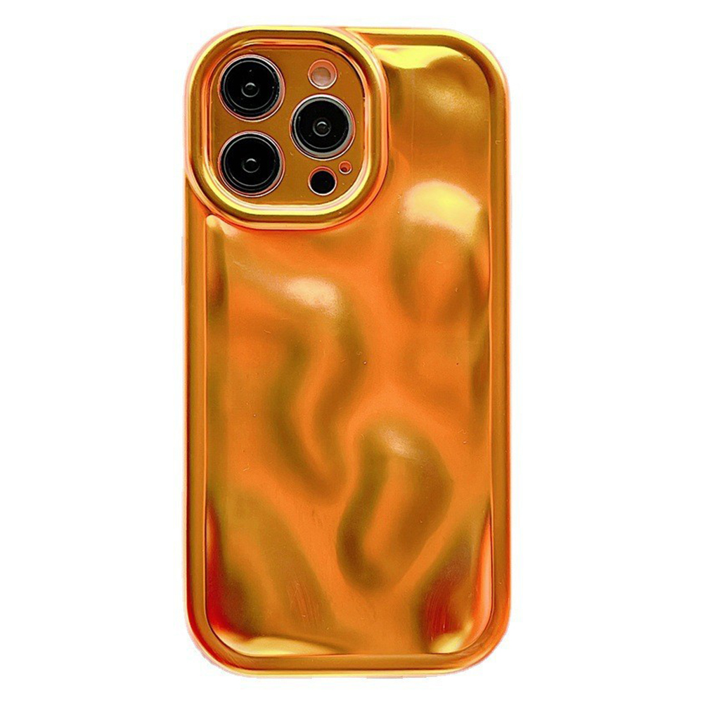 

Für Das Iphone 13 Pro Max Fluoreszenz Telefonhülle Meteorittextur Anti-scratch IMD Tpu-abdeckung - Fluoreszierorange, iPhone 13 Pro Max