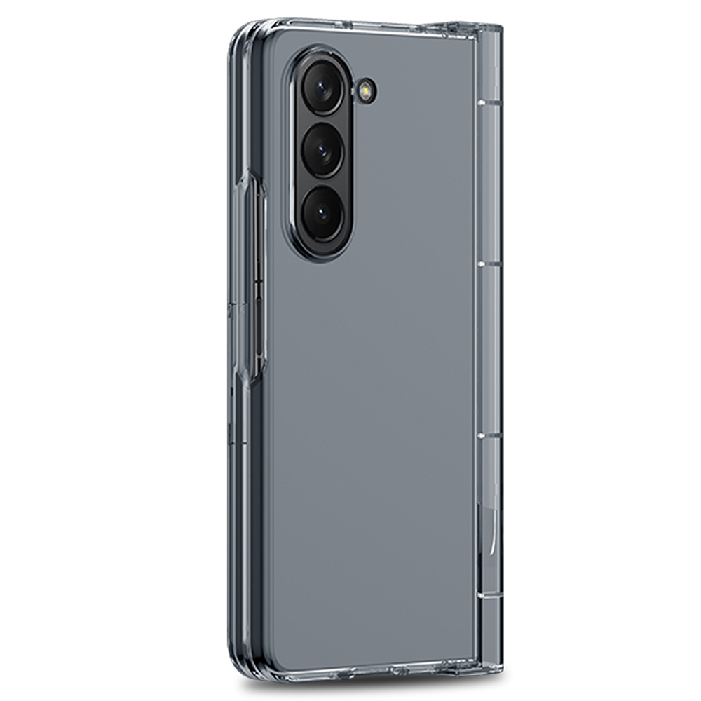 

Für Samsung Galaxy Z Fold5 5G Hauttouch PC Phone Hülle Slot Design Scharnierschutzklappabdeckung Mit Temperamentvollem Glasfilm - Transparent, Galaxy Z Fold5 5G