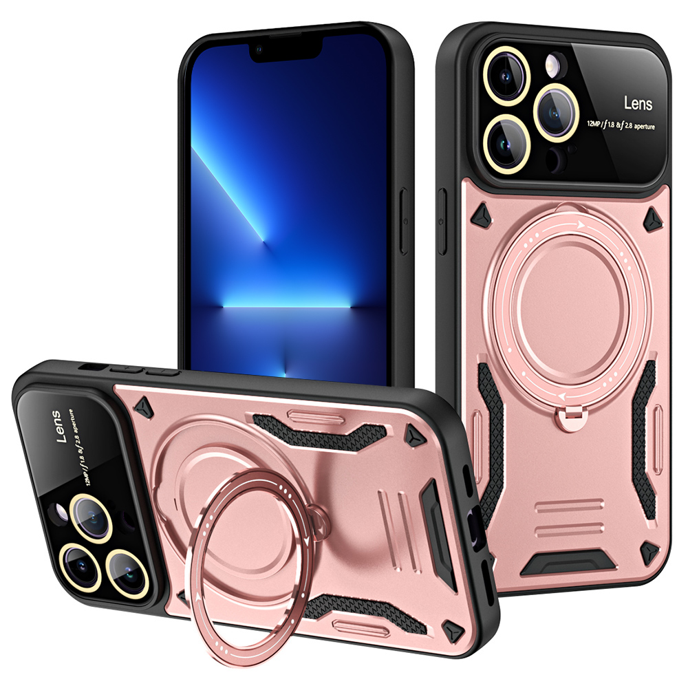 

Kickstand Rugged Cover Für Iphone 13 Pro Max, PC+TPU -schutzhülle - Roségold, iPhone 13 Pro Max