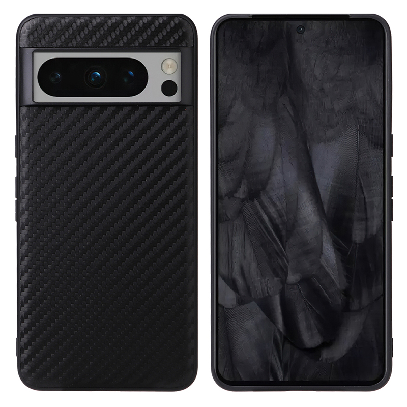 

Schutzhülle Für Google Pixel 8 Pro, PU -leder -pc+tpu -telefonabdeckung - Kohlefasertextur, Google Pixel 8 Pro