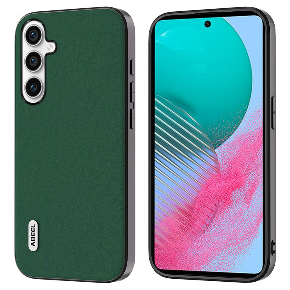 

Abel Für Samsung Galaxy M54 5G / F54 5G Silky Feel Phone Hülle Kuhläden-leder-pc+tpu Anti-fall-abdeckung - Grün, Galaxy M54 5G