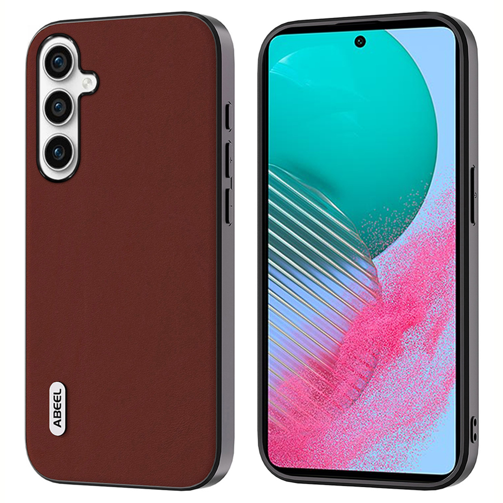 

Abel Für Samsung Galaxy M54 5G / F54 5G Silky Feel Phone Hülle Kuhläden-leder-pc+tpu Anti-fall-abdeckung - Kaffee, Galaxy M54 5G