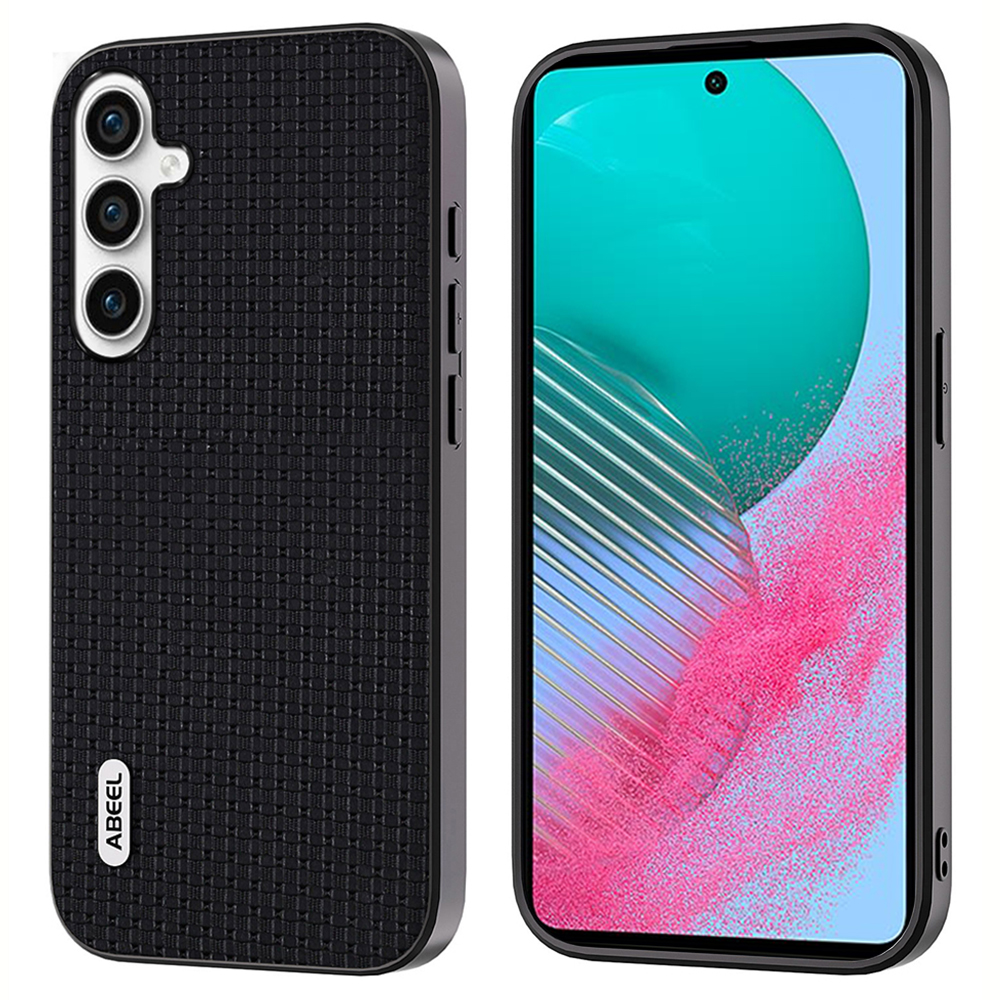 

Abel Für Samsung Galaxy M54 5G / F54 5G Protective Case Cowdelflügelleder -pc+tpu -telefonabdeckung - Schwarz, Galaxy M54 5G