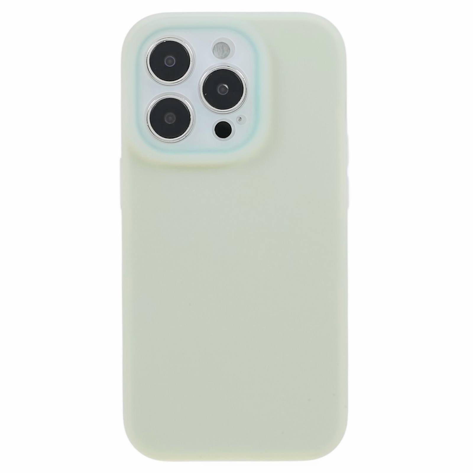 

Für Iphone 15 Pro Max Präzise Ausschnitte Jelly Flüssige Silikon+pc -telefonhülle Fall Beweis Rückzugsabdeckung - Gras-grün, iPhone 15 Pro Max