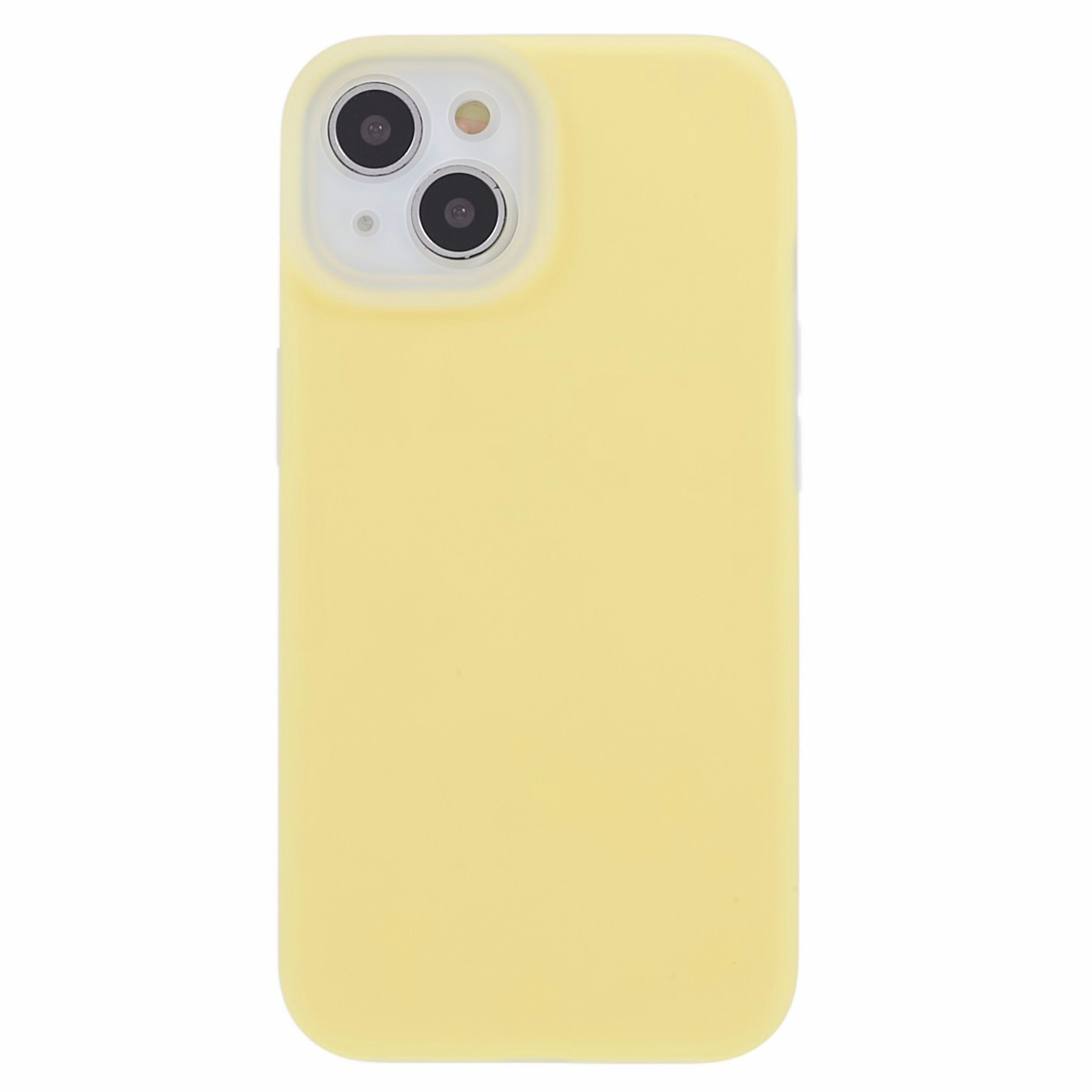 

Präzise Ausschnittshell Für Iphone 15 Plus Gelee Flüssig Silikon+pc Phone Hülle Beule Rückzugabdeckung - Gelb, iPhone 15 Plus