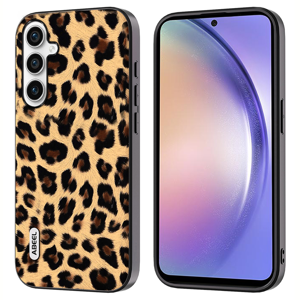 

Abeel-telefonkoffer Für Samsung Galaxy A54 5G Leopard Textur PU+TPU+PC Anti-drop-abdeckung - Champagner Gold, Galaxy A54 5G
