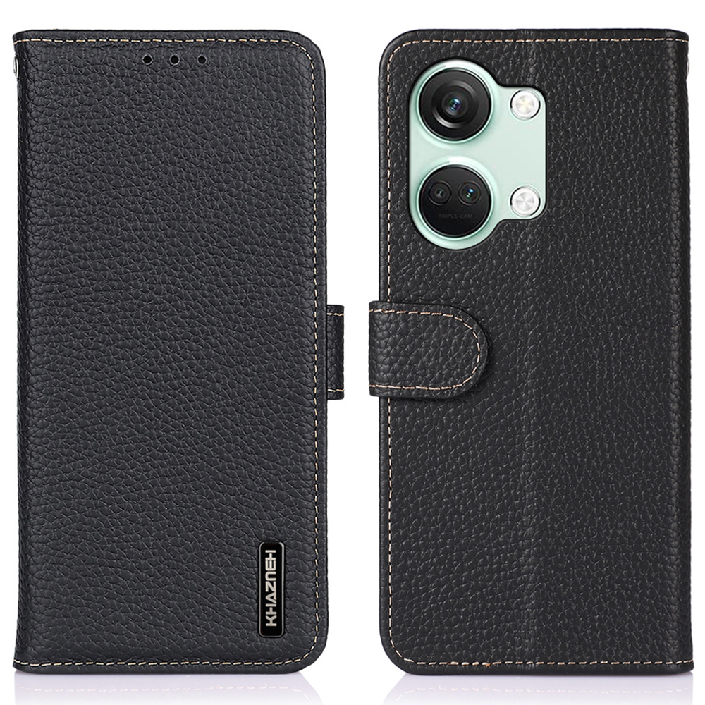 

Khazneh Für OnePlus Nord 3 5g / Ace 2V Litchi Textur Verstellbar - Schwarz, OnePlus Nord 3 5G