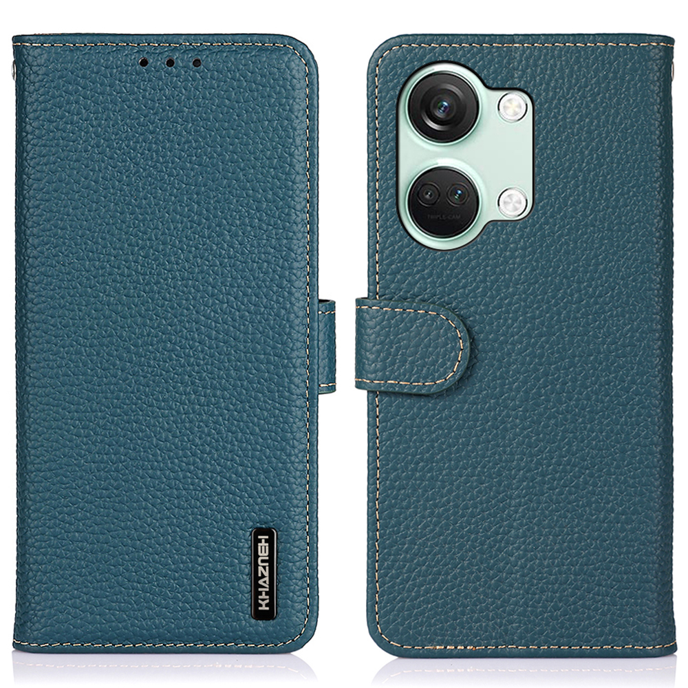 

Khazneh Für OnePlus Nord 3 5g / Ace 2V Litchi Textur Verstellbar - Grün, OnePlus Nord 3 5G
