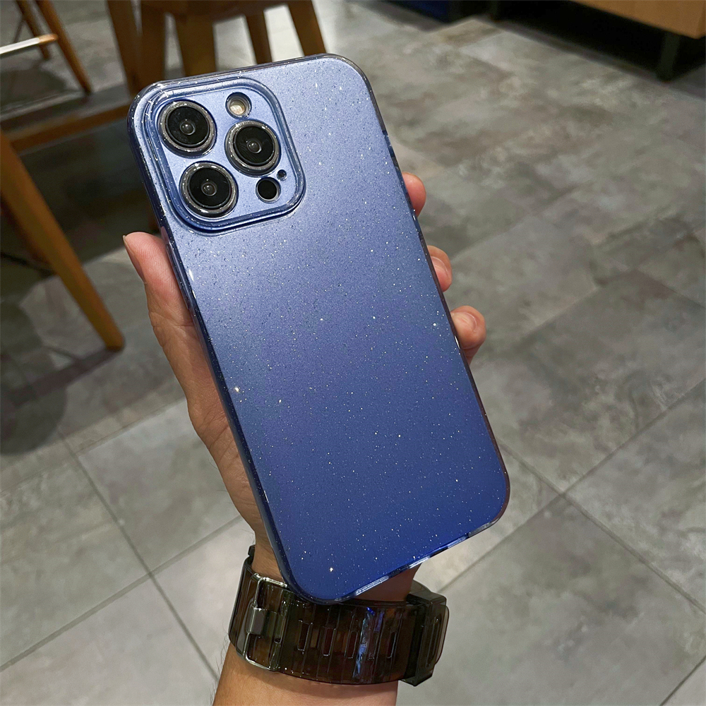 

Für Iphone 14 Pro Max Glitter Sparkle Design Case Anti-Scratch Soft Tpu-telefonabdeckung - Blau, iPhone 14 Pro Max