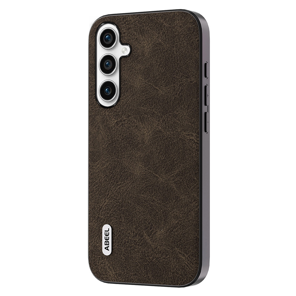 

ABEEL -telefonkoffer Für Samsung Galaxy M54 5G / F54 5g, PU Leder+pc+tpu Litchi Texturabdeckung - Khaki, Galaxy M54 5G