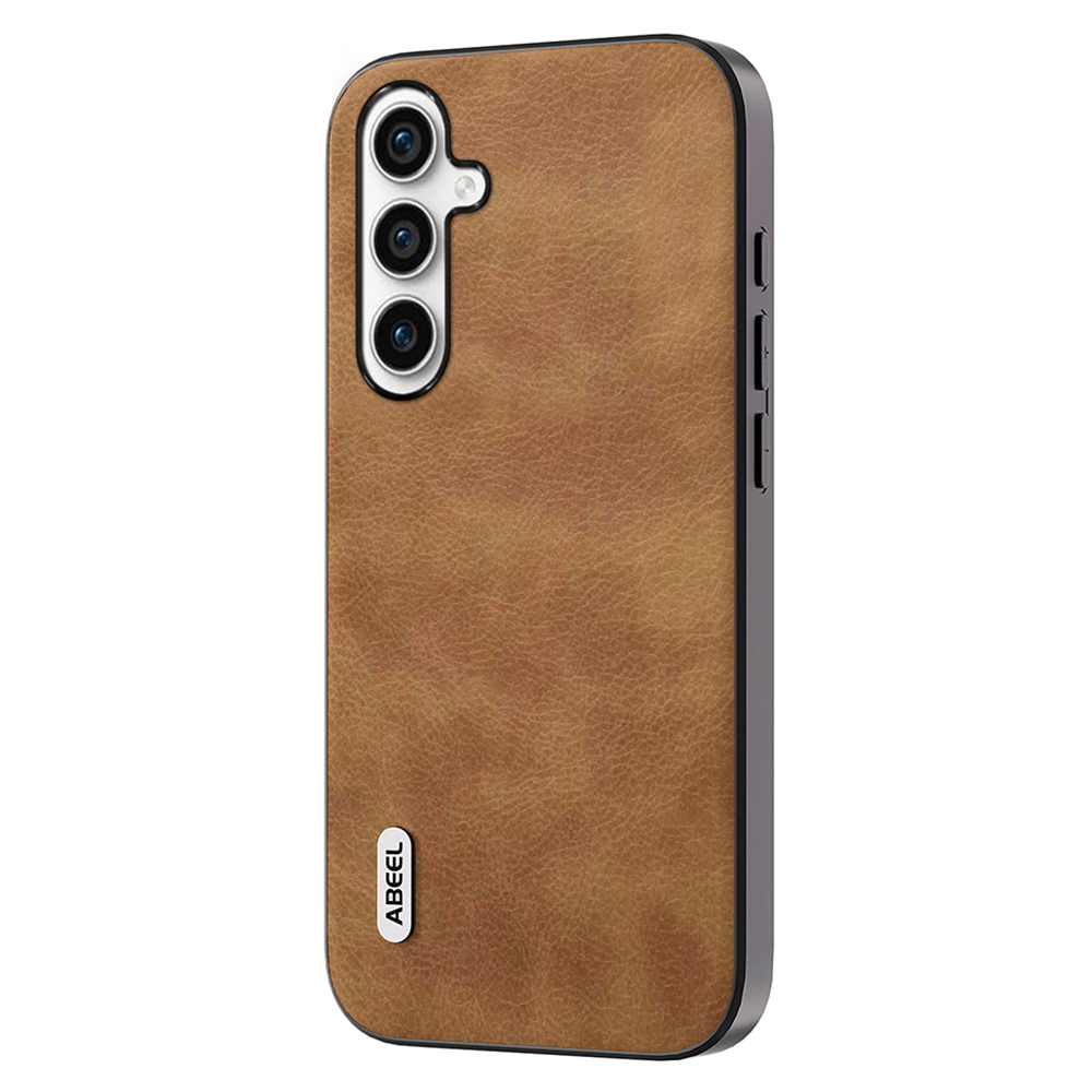 

ABEEL Für Samsung Galaxy A24 4G Retro -telefonhülle PU -lederbeschichtete TPU+PC Litchi Textur Telefonabdeckung - Braun, Galaxy A24 4G