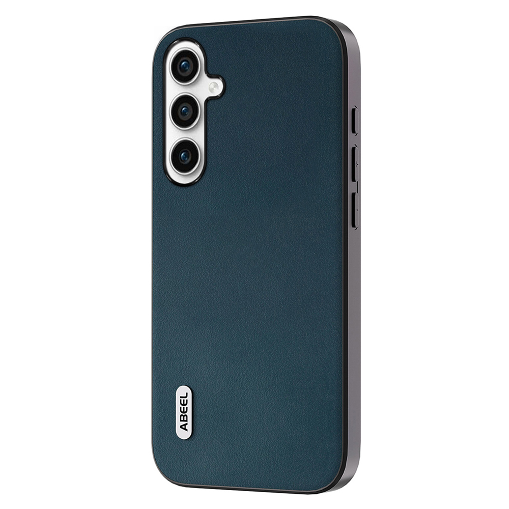 

ABEEL Slim Nappa -texturfall Für Samsung Galaxy A14 4G / 5g, Echter Kuhleder -pc+tpu Schockdelie -telefonabdeckung - Grün, Galaxy A14 4G