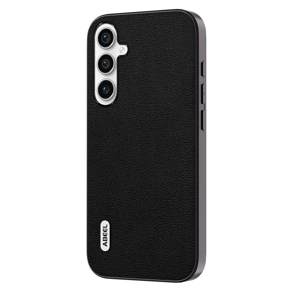 

Abeel Litchi Texturfall Für Samsung Galaxy A14 4G / 5g, Schockdes Echter Kuhleder -pc+tpu -telefonabdeckung - Schwarz, Galaxy A14 4G