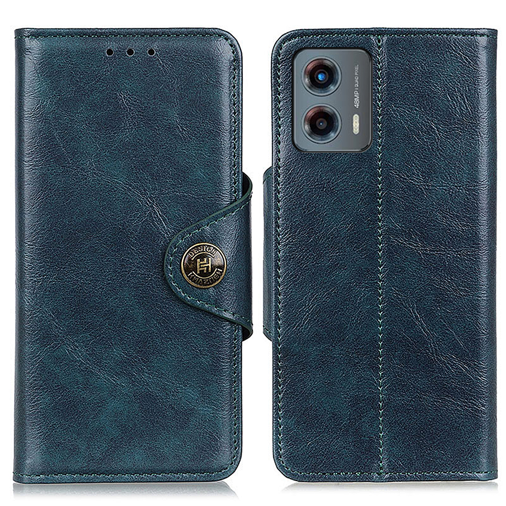 

Khazhen Für Motorola Moto G 5G (2023) Schutzhülle Anti-kratzer-brieftasche Telefonhülle PU Leder Telefonabdeckung - Blau, Motorola Moto G 5G (2023)