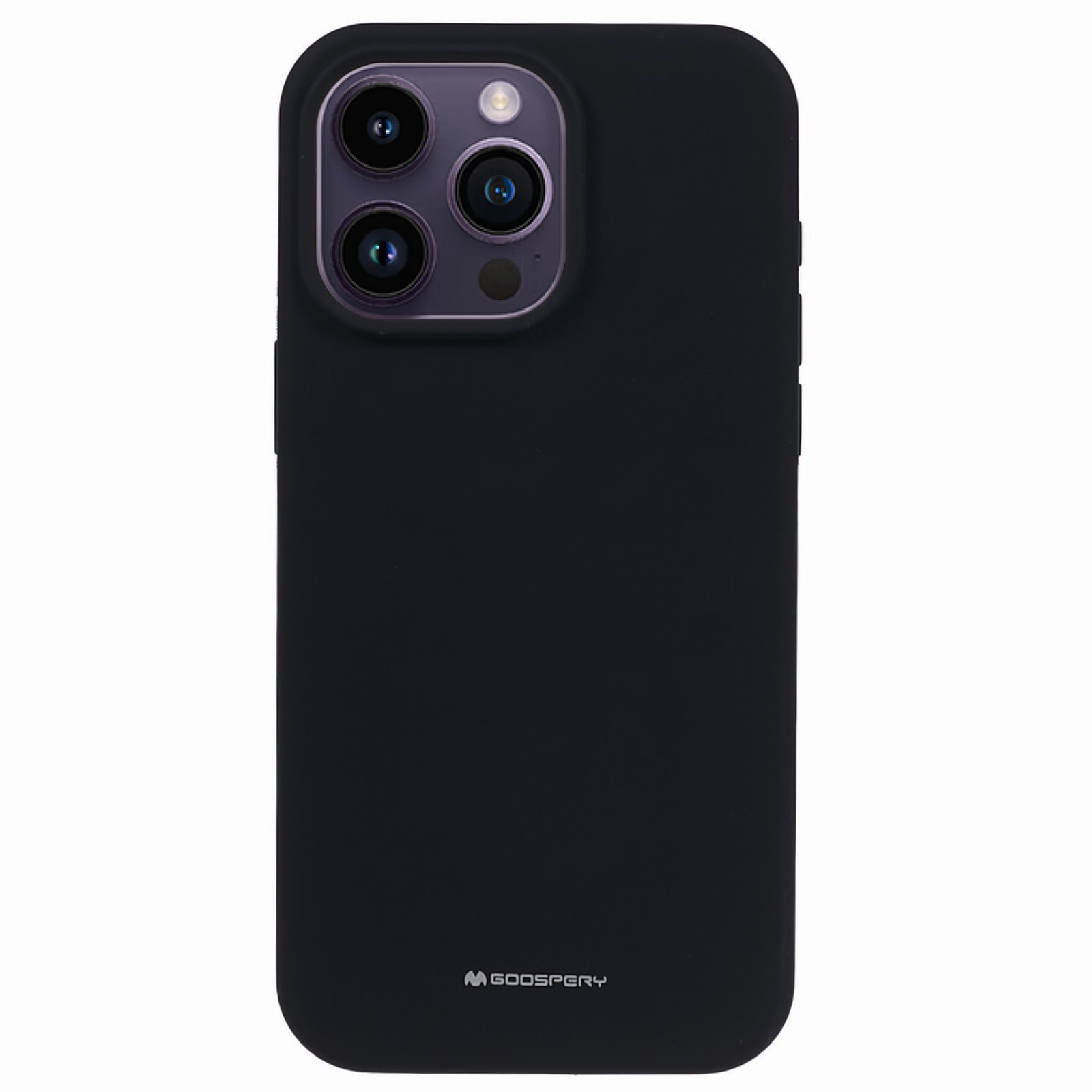 

Mercury Goospery Für Iphone 15 Pro Phone Case Weiche Touch Liquid Silicon Rückenabdeckung - Schwarz, iPhone 15 Pro