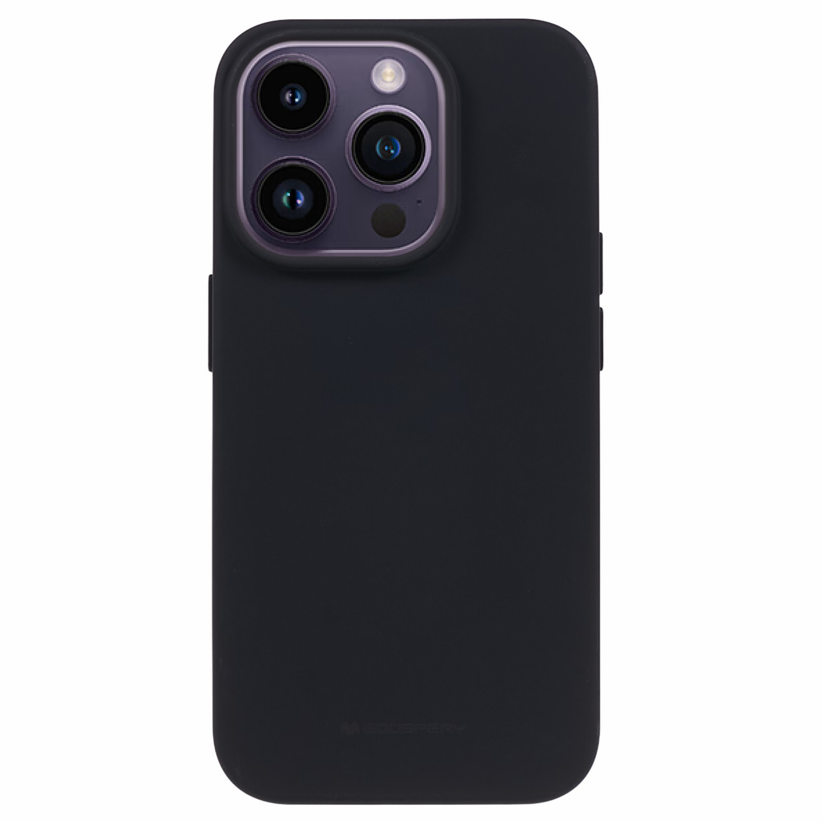 

Mercury Goospery Soft Feeling-serie Für Iphone 15 Pro Soft TPU Phone Hülle Matte Anti-scratch-abdeckung - Schwarz, iPhone 15 Pro