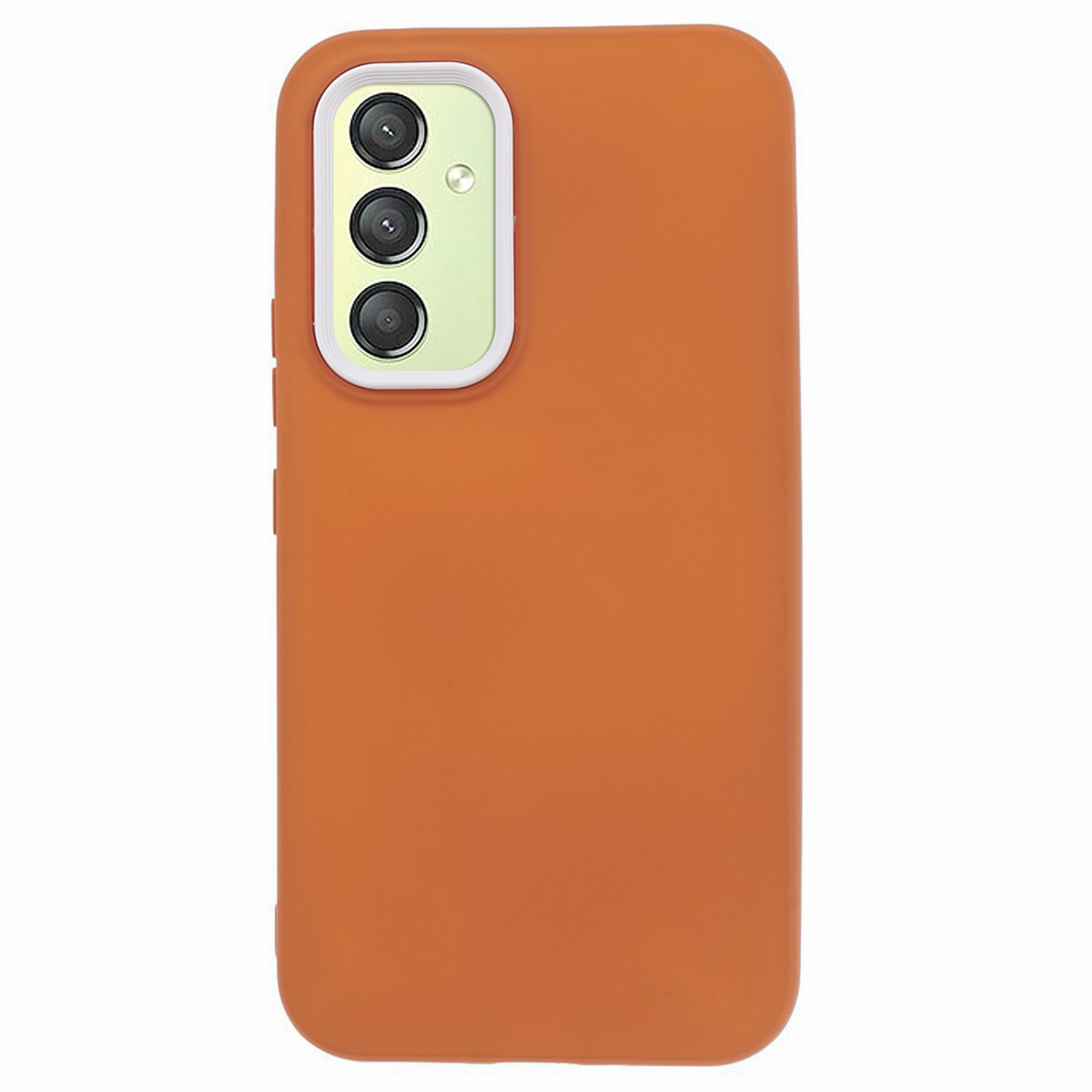 

AYK -serie PC+TPU -telefonhülle Für Samsung Galaxy A54 5g, Gummierte Oberfläche Abnehmbarer Rahmenabdeckung - Braun, Galaxy A54 5G