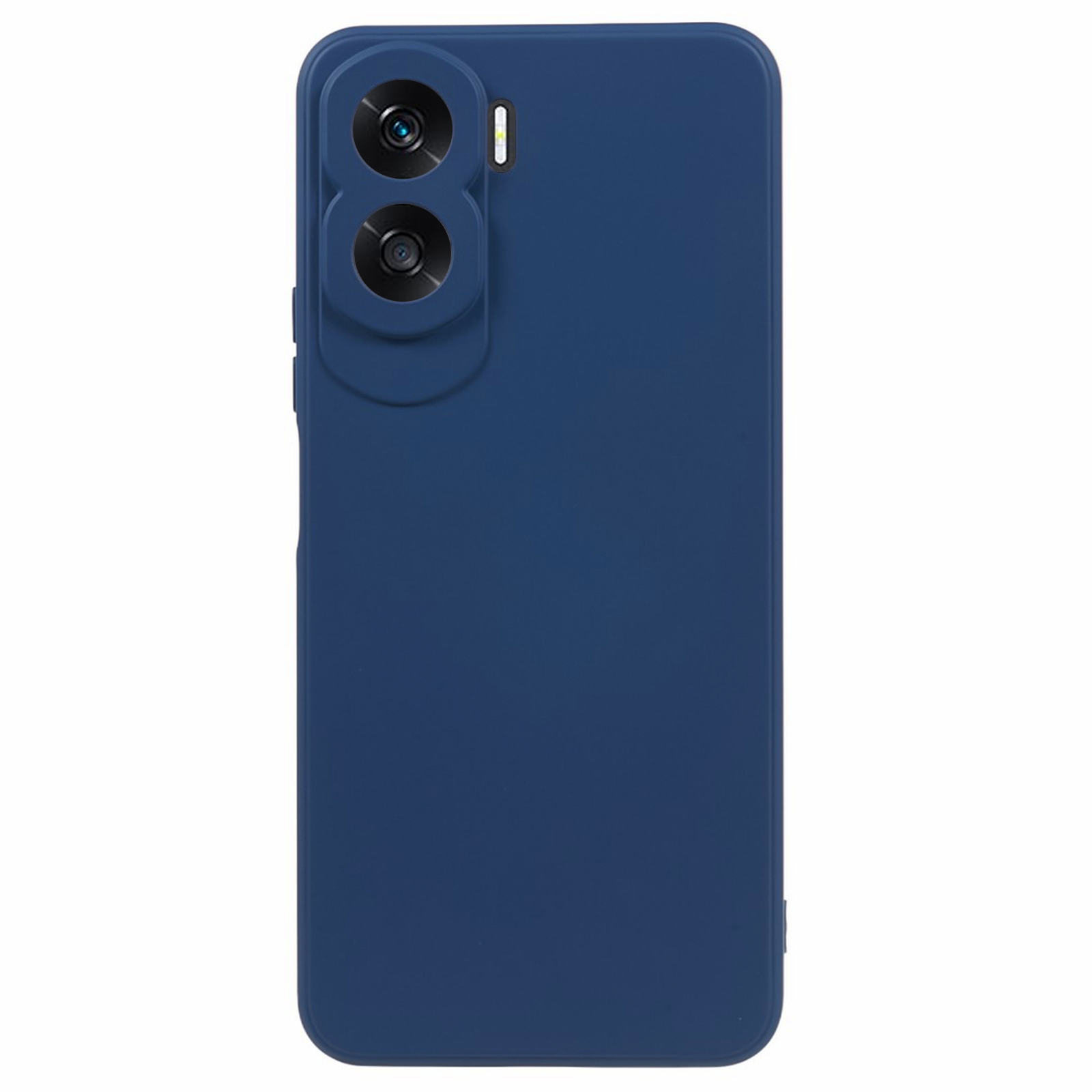 

Für Ehren X50i 5G TPU Telefon Hülle Faserfaserfaserschockdicht Gummiert Gummiert Cover - Saphir, Honor 90 Lite 5G