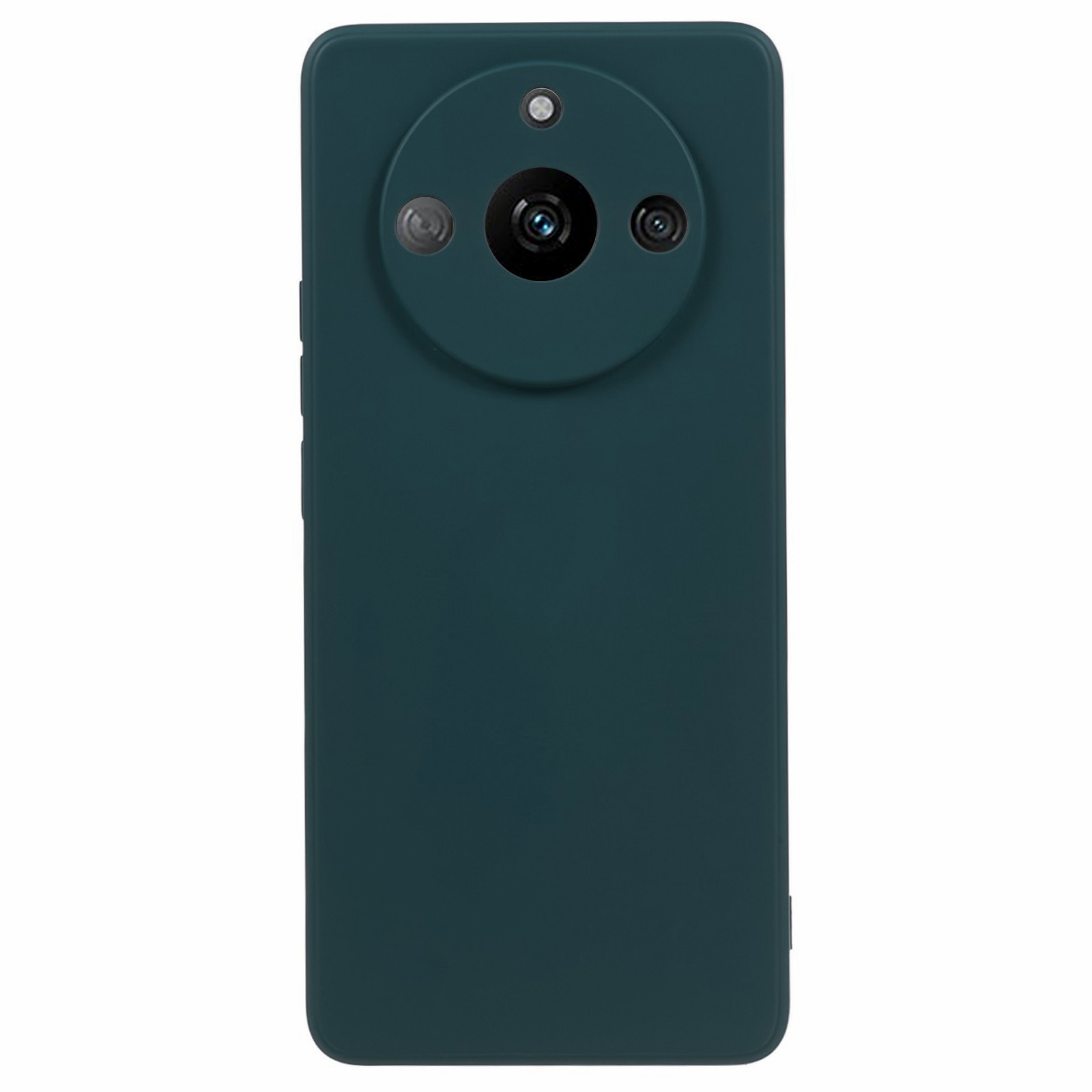 

Telefonkoffer Für Realme 11 Pro 5g / 11 Pro+ 5g, Gummierte TPU -faserfaserschützerschutzabdeckung - Armeegrün, Realme 11 Pro 5G