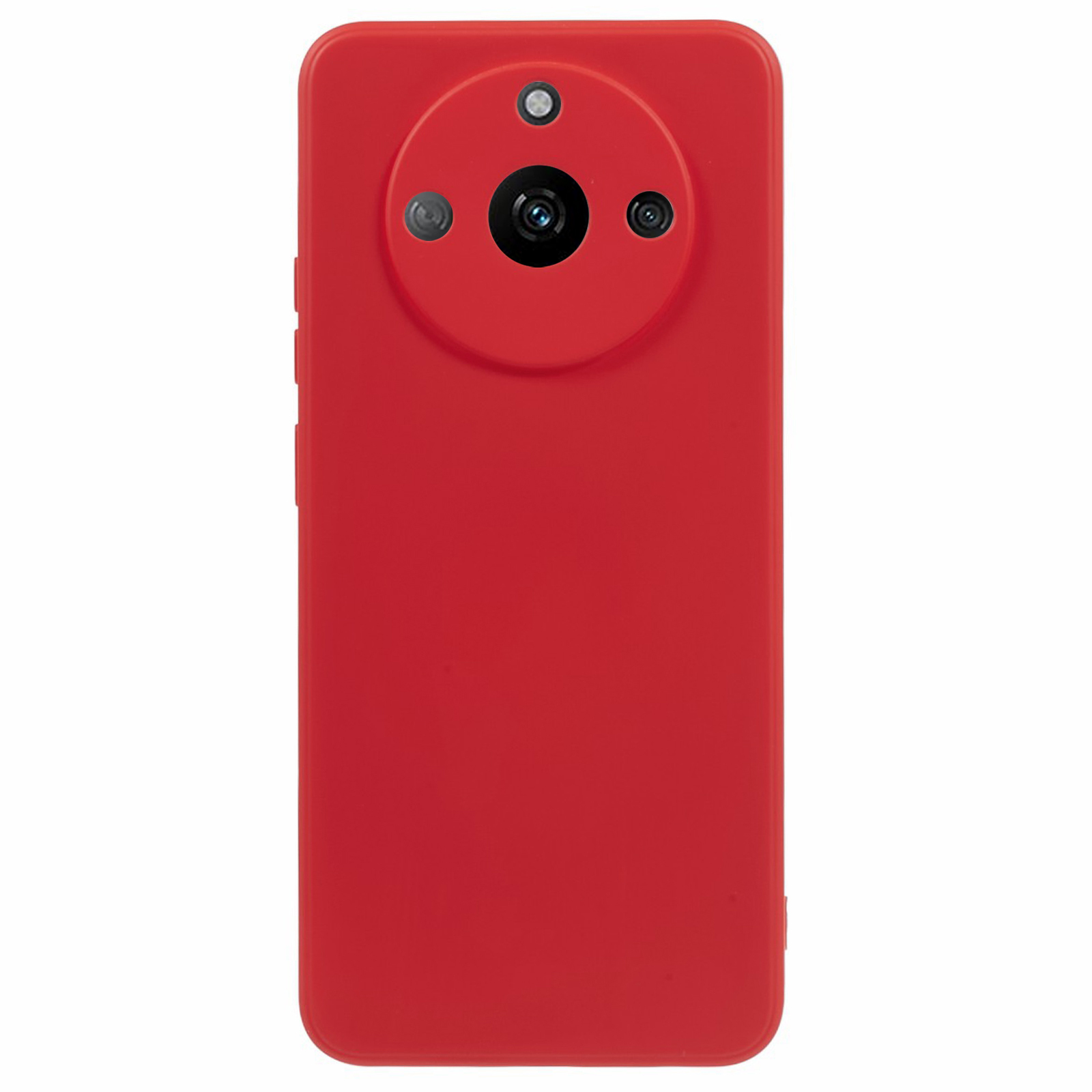 

Telefonkoffer Für Realme 11 Pro 5g / 11 Pro+ 5g, Gummierte TPU -faserfaserschützerschutzabdeckung - Rot, Realme 11 Pro 5G