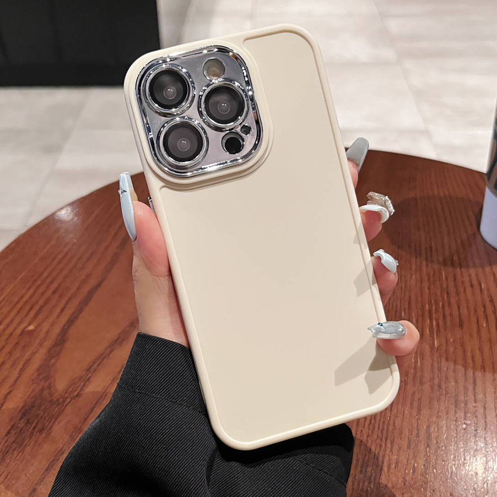

Stoßdämpfer Hülle Für Iphone 14 Pro Max Slim TPU -telefonschale Mit Elektroplierender Linsenabdeckung - Weiss, iPhone 14 Pro Max