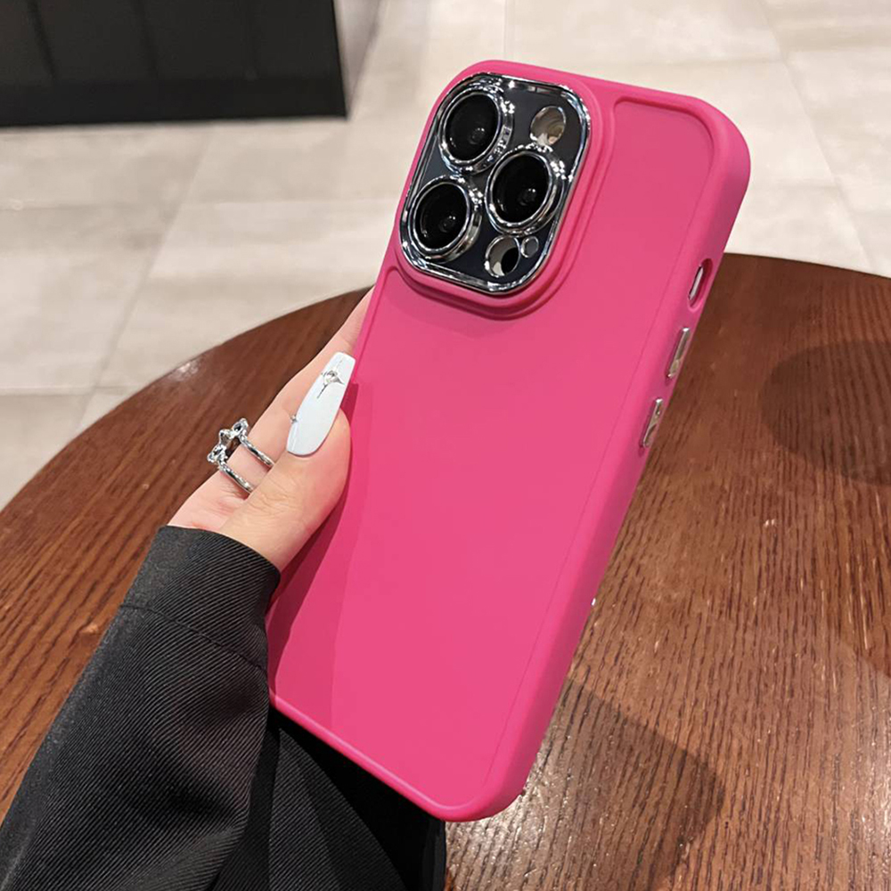 

Elektroplatte Linsenschutz TPU -telefonhülle Für Iphone 13 Pro 6,1 Zoll Schockdes TPU -telefon Shell - Rose, iPhone 13 Pro