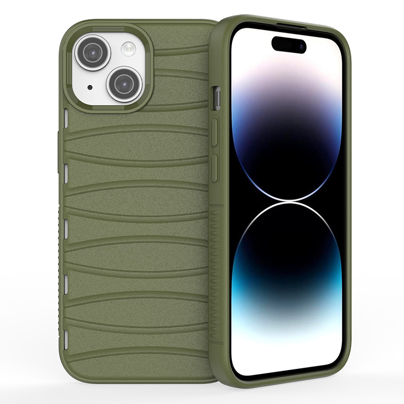 

Biberkas -wärmeabdeckung Für Iphone 15 Plus Weiches TPU -schutzhülle - Grün, iPhone 15 Plus